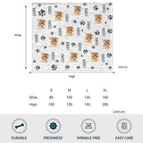 Colorful Pattern - Personalized Cat Blanket