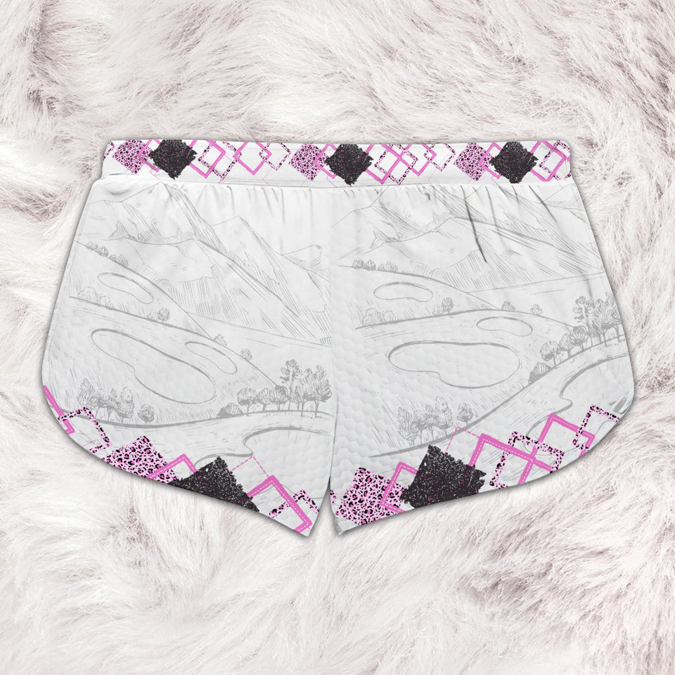 Custome Name 19th Hole - Personalized Golf Women Shorts