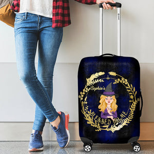 Blessed Home - Personalized Witch Luggage Cover