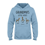Little Asses - Gift for dad, grandpa, mom, uncle, aunt, grandma - Personalized T-shirt And Hoodie