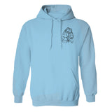 Custom Line Art - Personalized Bestie Embroidered Hoodie