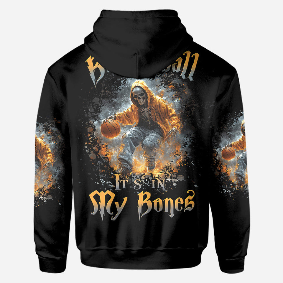 Basketball Is In My Bones - Personalized Basketball All Over Shirt