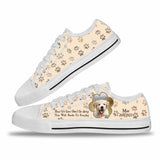 Those We Love Don't Go Away - Personalized Dog Low Top Shoes