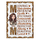 Mom - Personalized Mother's Day Mother Blanket
