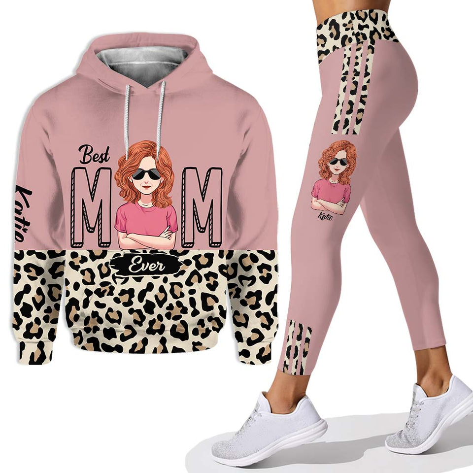 Best Mama Grandma Ever - Personalized Mother's Day Mother Hoodie and Leggings