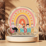 Grandma Est. - Personalized Mother Custom Shaped Acrylic Plaque