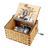 Home Is Where My Dogs Are - Personalized Mother's Day Dog Hand Crank Music Box