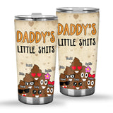 Dad's Little Cuties - Gift for dad, grandma, grandpa, mom, uncle, aunt - Personalized Tumbler