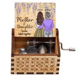 Mother And Daughter - Personalized Mother's Day Mother Hand Crank Music Box