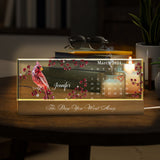The Day You Went Away - Personalized Memorial Custom LED Night Light