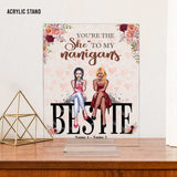 Bestie - Personalized Transparent Acrylic Plaque