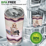 In My Dream World Yarn Is Free And Crocheting Makes You Thin - Personalized Crocheting Tumbler