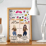 Our Friendship Is Like This Candle - Personalized Bestie Candle Holder