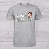 Money Maker Money Spender - Personalized Father T-shirt And Baby Onesie
