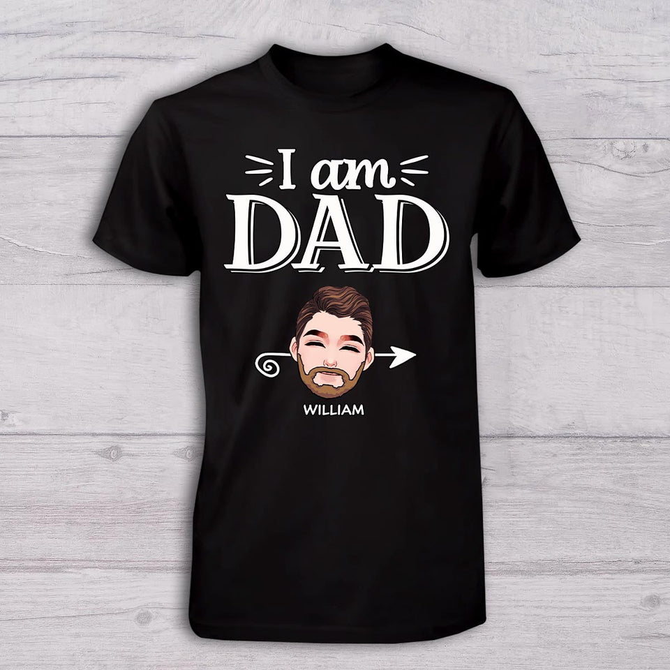 If Lost Return To Dad - Personalized Father T-shirt And Baby Onesie