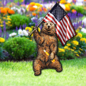 We Ate People - Independence day Camping Metal Garden Art