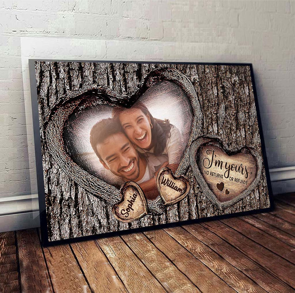 I’m Yours - Personalized Couple Canvas and Poster