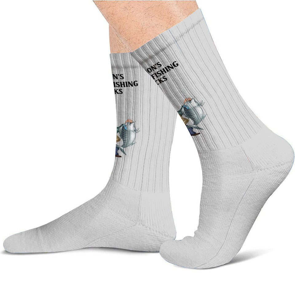 Lucky Fishing Socks - Personalized Fishing Socks