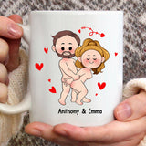 I Just Want You To Be Happy - Couple gift for husband, wife, boyfriend, girlfriend - Personalized Mug