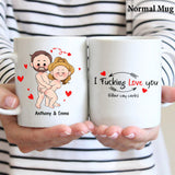 I Just Want You To Be Happy - Couple gift for husband, wife, boyfriend, girlfriend - Personalized Mug