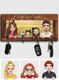 Home Sweet Home - Personalized Family Key Rack