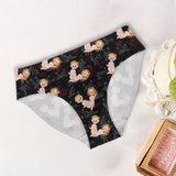 I Love His Broomstick I Love Her Pumpkins - Personalized Couple Women Briefs & Men Boxer Briefs