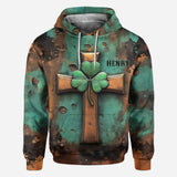 Vintage Irish Cross - Personalized Saint Patrick's Day All Over Shirt