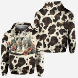 Vintage Boots - Personalized Country Girl Hoodie and Leggings