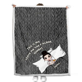 This Is My Leave Me Alone - Personalized Knitting Blanket