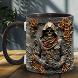 Vintage Skull - Personalized Skull Accent Mug