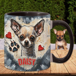 Love Chihuahua - Personalized Chihuahua Accent Mug