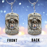 Angel Wings - Personalized Memorial Keychain