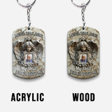 Angel Wings - Personalized Memorial Keychain