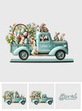 Mama/ Nana's ... Bunnies - Personalized Grandma 1 Layered Big Freestanding