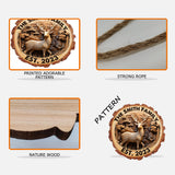Hunting Life - Personalized Hunting Custom Shaped Wood Sign