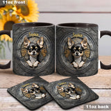 Adorable Chihuahua - Personalized Chihuahua Accent Mug