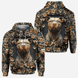Strong Pitbull - Personalized Dog All Over Shirt