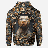 Strong Pitbull - Personalized Dog All Over Shirt