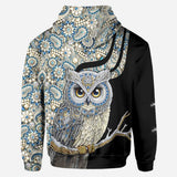Beautiful Owl - Personalized Owl Hoodie and Leggings