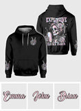 Expensive Difficult And Talks Back - Personalized Skull All Over Shirt