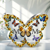 Butterfly Mother - Personalized Mother Custom Shaped Acrylic Plaque