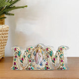 Faithful Mom - Personalized Mother Custom Shaped Acrylic Plaque