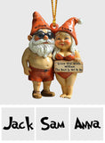 Grow Old With Him/ Her - Personalized Gardening Ornament
