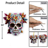 Floral Skull - Personalized Skull Ornament