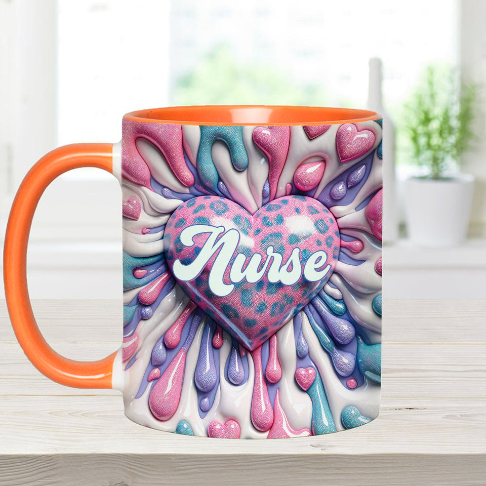I Love My Job - Personalized Colleague Accent Mug