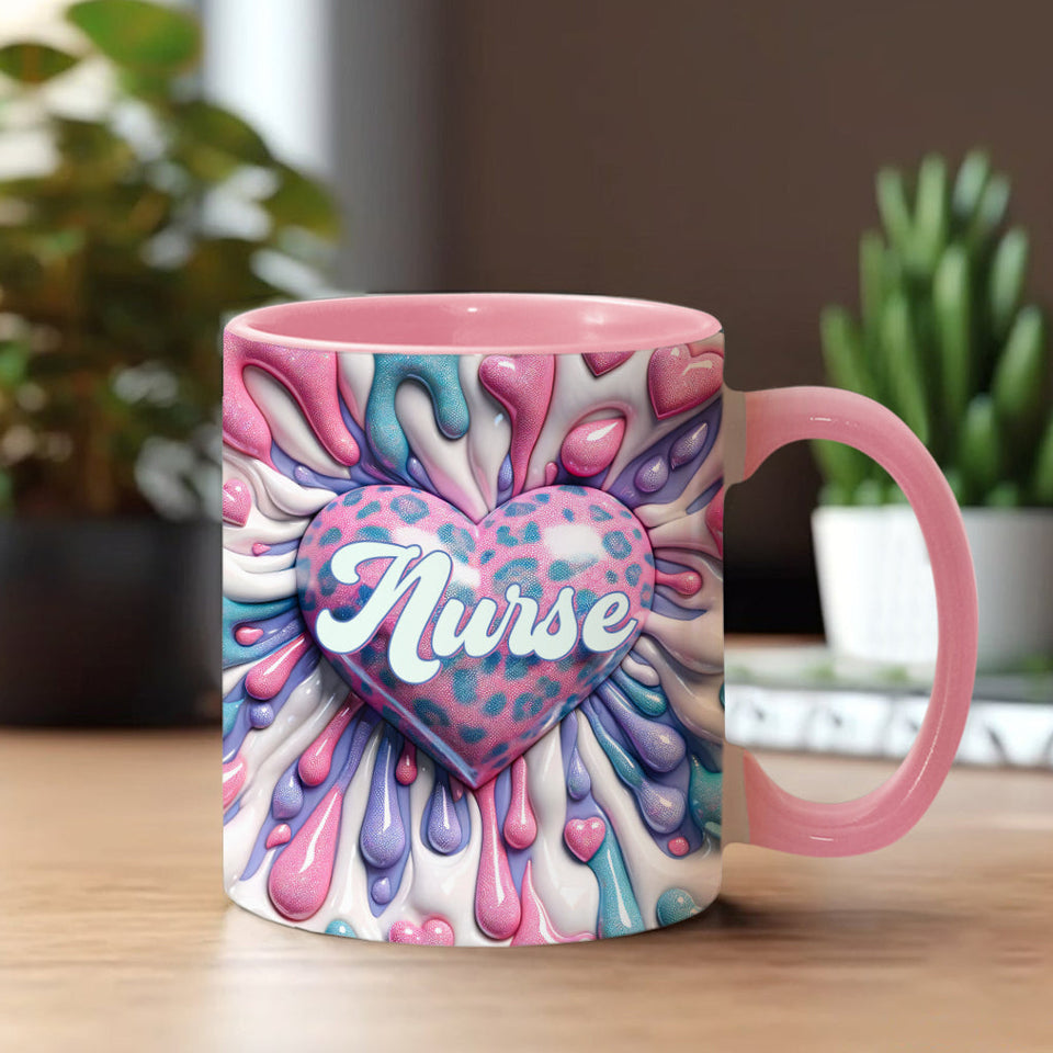 I Love My Job - Personalized Colleague Accent Mug