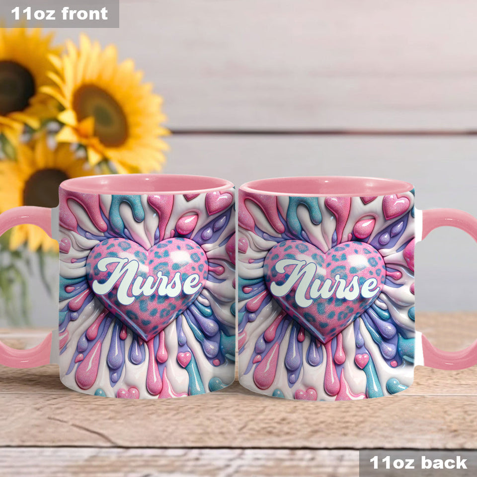 I Love My Job - Personalized Colleague Accent Mug