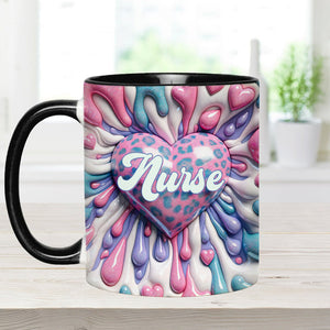 I Love My Job - Personalized Colleague Accent Mug