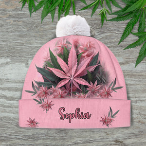 Pink Stoner - Personalized Weed Beanie Hat