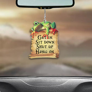 Love Frogs - Frog Car Ornament